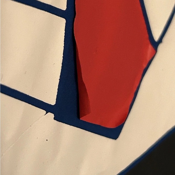 Hello Kitty X atsuko Gundam Sanrio Red Blue Bomber Medium *flaw* Read* - Picture 9 of 11